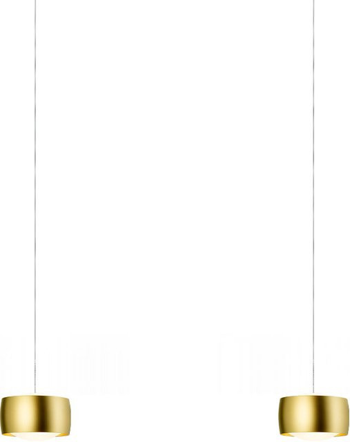 Oligo Grace LED-Pendelleuchte 2-flammig in Gold/Messing mit Tunable White (2200K - 5000K) und unsichtbarer Höhenverstellung - Bild 1