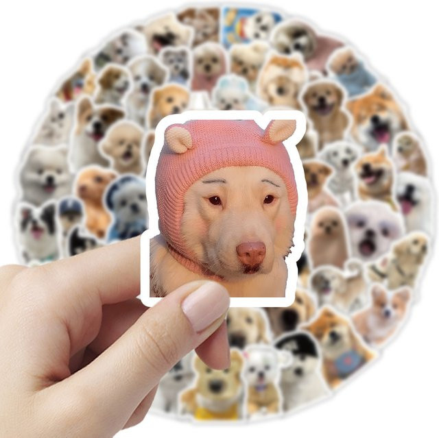 103-teiliges Set niedliche Hundeaufkleber in Multicolor für Tagebücher, Handyhüllen und DIY-Bastelarbeiten von YourLife Store - Bild 1