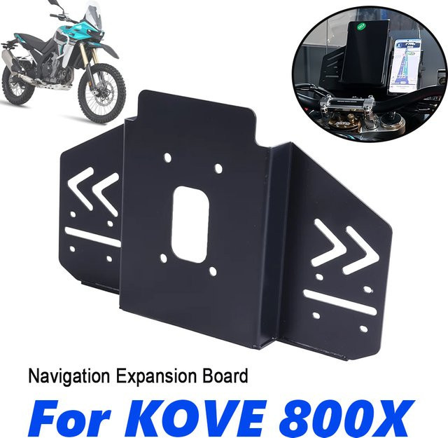 KOVE 800X ADV Rally Pro Motorrad GPS Navigation Halter und Handy Expansion Board in Schwarz - Bild 1