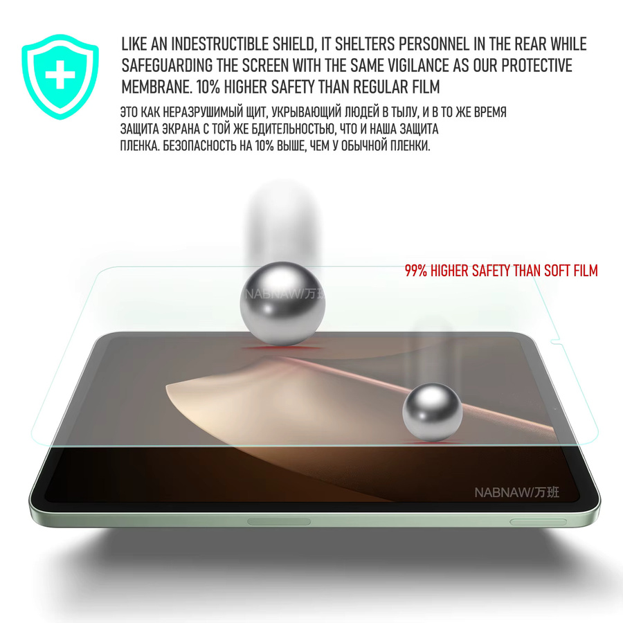 2 Stück Displayschutzfolie aus gehärtetem Glas für Xiaomi Pad Mini 8,8 Zoll, transparent, kratzfest und blasenfrei - Bild 3