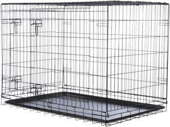 Trixie Hundebox Home in Schwarz aus Metall, B/T/H: 78 x 55 x 62 cm - Bild 1