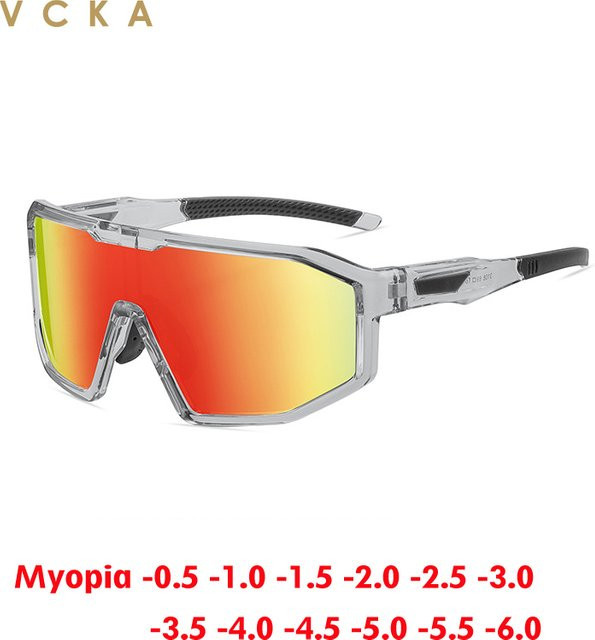 VCKA Sonnenbrille, Tr90, Vollrand, transparent, polarisiert, Unisex - Bild 1