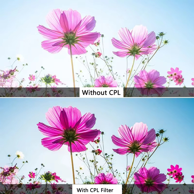 Lightdow CPL-Filter zirkular polarisierender Objektivfilter Schwarz für Nikon Canon Sony Kameraobjektive - Bild 5