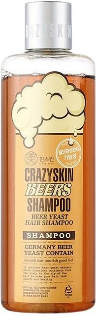 Crazy Skin Bierhefe-Haarshampoo mit Biotin, 300g, Normales Haar - Bild 1