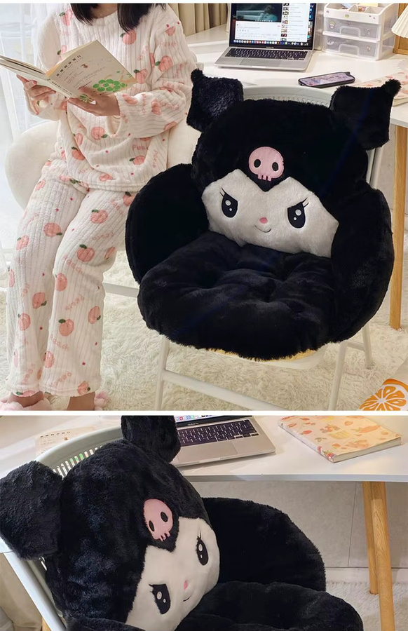 TOPTOY Kuromi Melody Serie Komfortables Bürostuhl-Kissen für Herbst und Winter - Bild 3