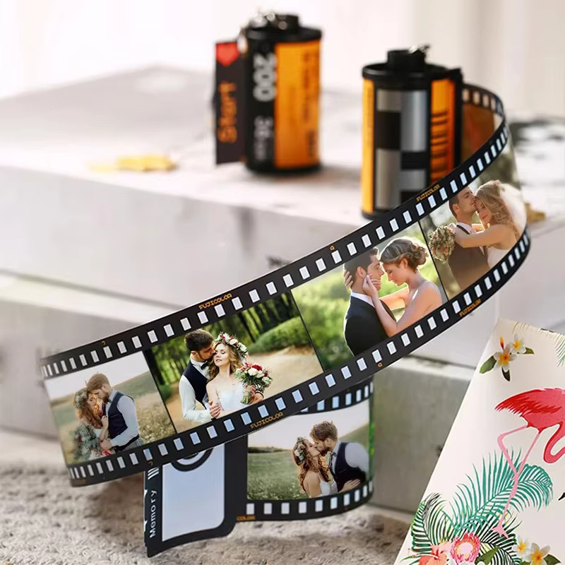 Schlüsselanhänger Kamerafilm-Filmrolle, personalisiert mit Foto, XCL - Bild 2