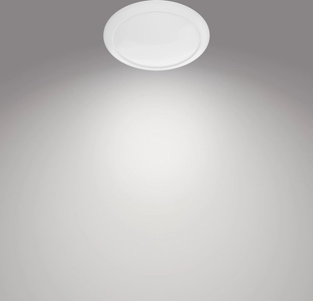 Philips LED-Deckenleuchte Cinnabar in Weiß mit warmweißem Licht (2700 K) - Bild 1