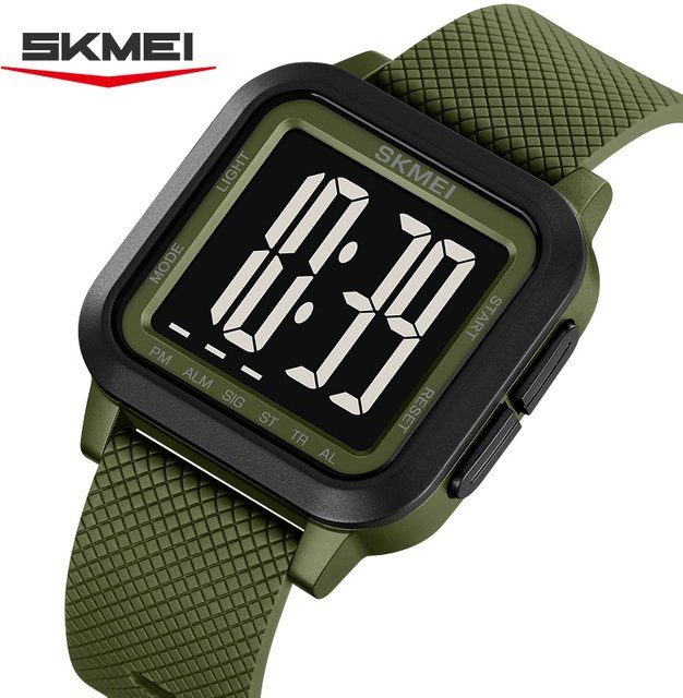 SKMEI Digitaluhr, Kunststoff, Schwarz, Unisex - Bild 1