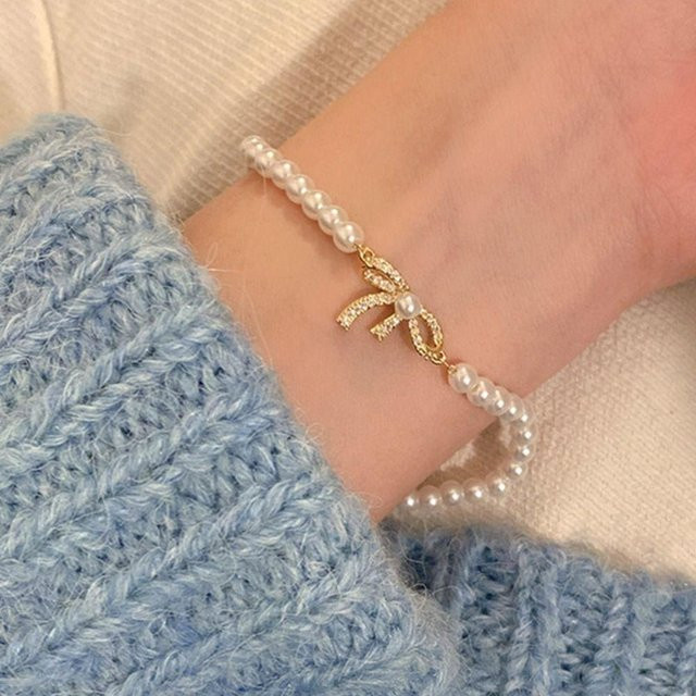 Love Home Garden Armband, Perle, Weiß, Damen - Bild 1