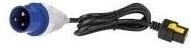 APC Stromkabel IEC 60309 16A auf IEC 60320 C19 Schwarz Länge: 3,0 m - Bild 1