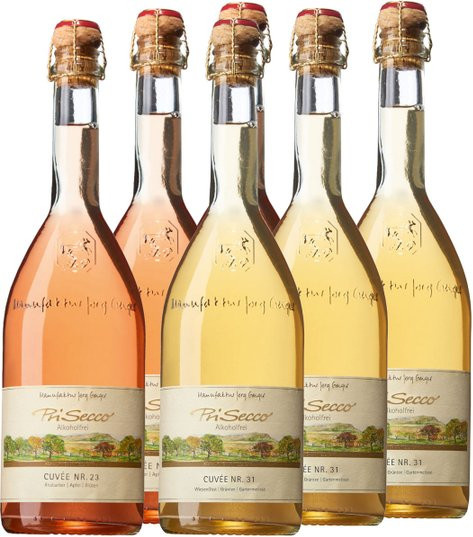 Jörg Geiger Alkoholfreier Schaumwein Cuvée Nr. 23 + Nr. 31 6 x 0,75 l - Bild 1
