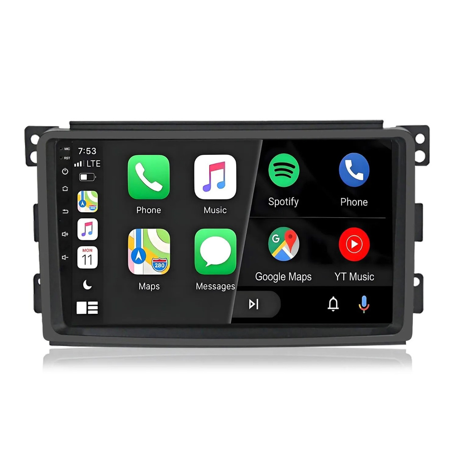 Junsun Autoradio für Benz Smart Fortwo 2005-2010 mit Bluetooth und GPS in Schwarz - Bild 2