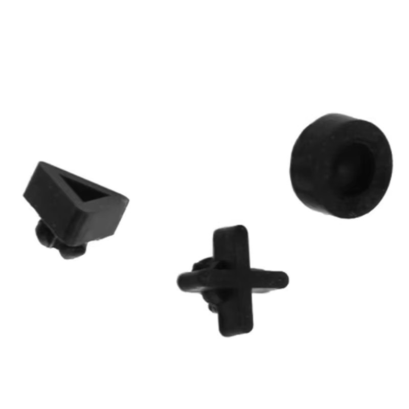 JETTING Silikon Gummifüße als Bodenpolster-Abdeckkappen für PS4 und PS4 Pro, Schwarz - Bild 2
