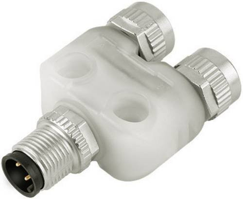 Binder 79-5236-00-04 Sensor-Aktor-Verteiler und Adapter M12 in Y-Form mit 4 Polen in Weiß - Bild 1