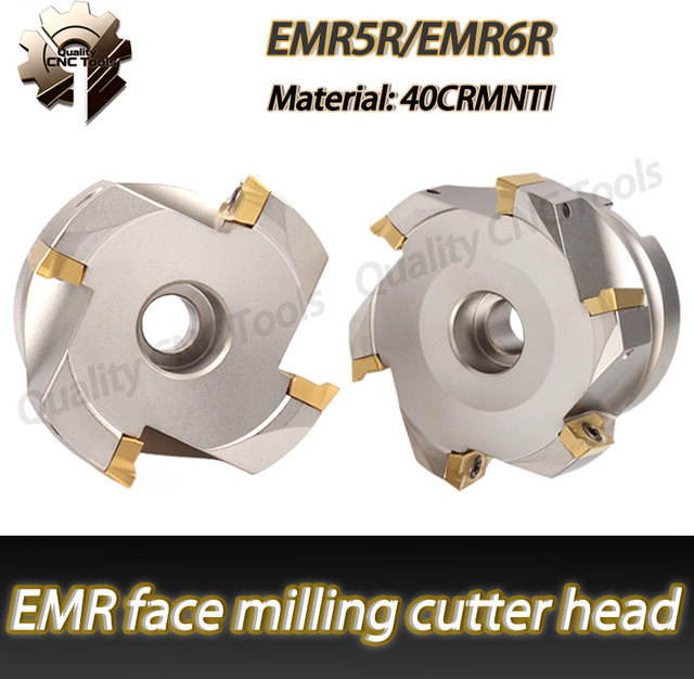 EMR CNC Schneidkopf Planfräser Rundkopf R5/R6 für RPMT-Klingen zum Schruppen - Bild 1