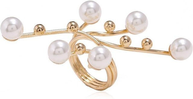 Ring Perle, gold, Damen - Bild 1