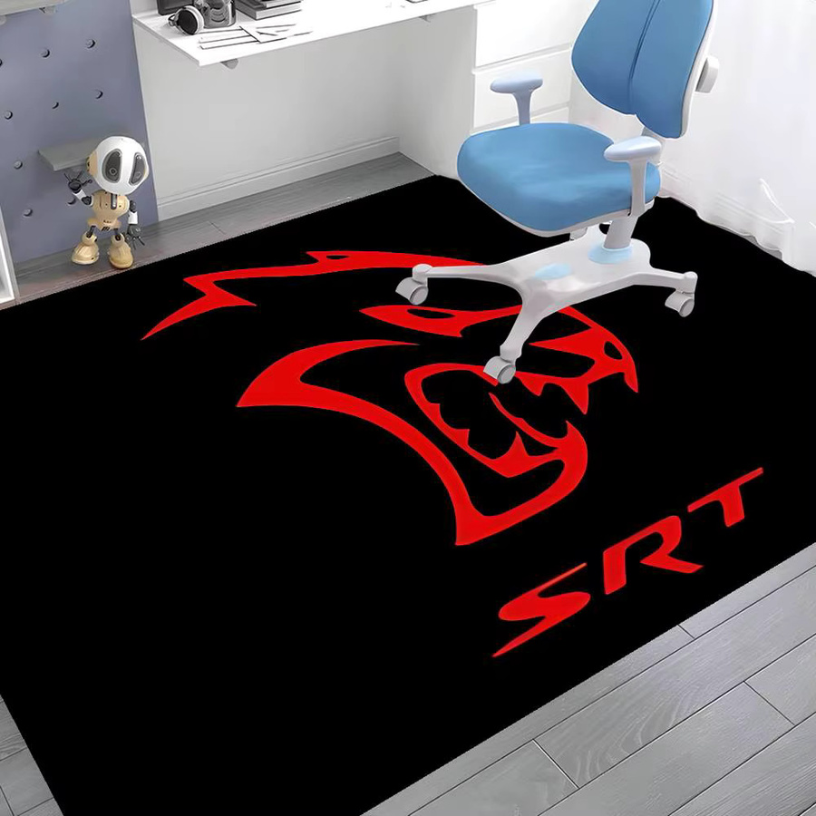 S-SRT Fußmatte im nordischen Stil mit Logo-Design, Schwarz, B/T: 60 x 40 cm - Bild 6
