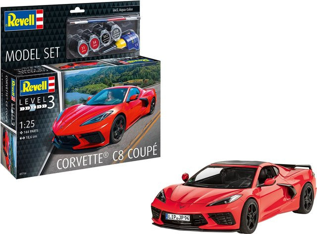 Revell Corvette C8 Coupé, Modellset, 1:24, ab 10 Jahren - Bild 1
