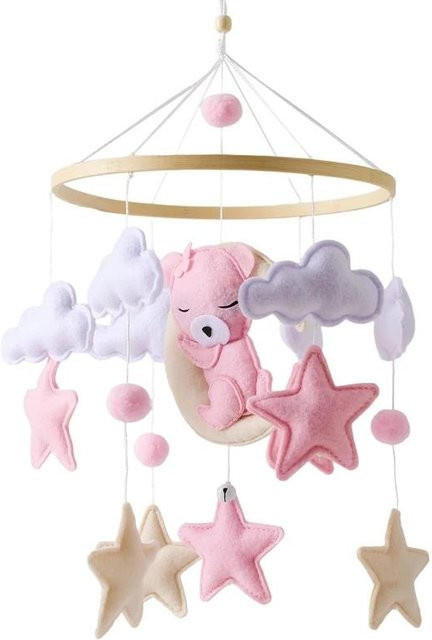 Binchi Outdoor Product Baby Rassel, Holz Mobile, ab 0 Jahre, Unisex - Bild 1