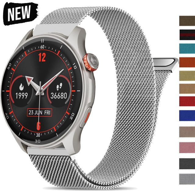 IGPSPORT Uhrenarmband Edelstahl, Milanaise, Unisex - Bild 1