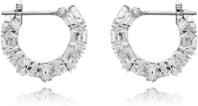 Swarovski Creolen, Kristall, Schwarz, Damen - Bild 1
