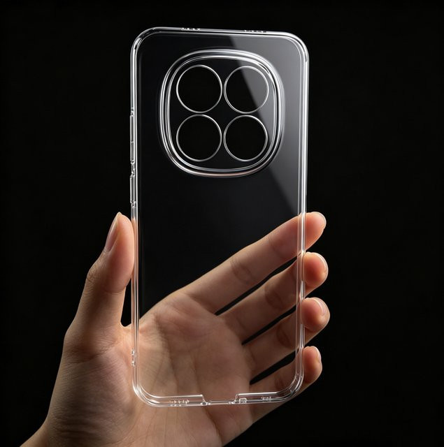 Xiaomi Redmi Note 15 Note 15 Pro Plus Kamera-Schutzhülle aus hartem Kunststoff, transparent und ultradünn - Bild 1