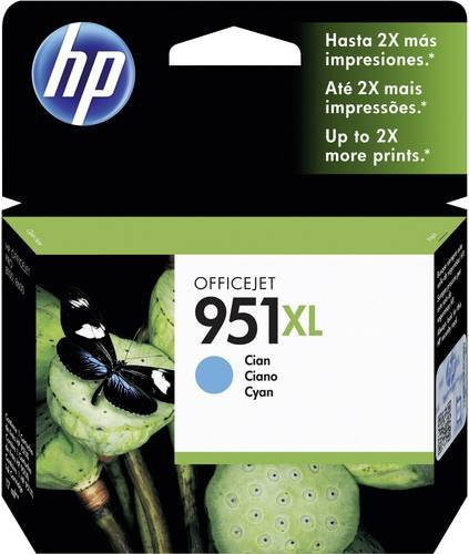 Original HP 951XL Tintenpatrone Cyan CN046AE für Inkjet-Drucker - Bild 1