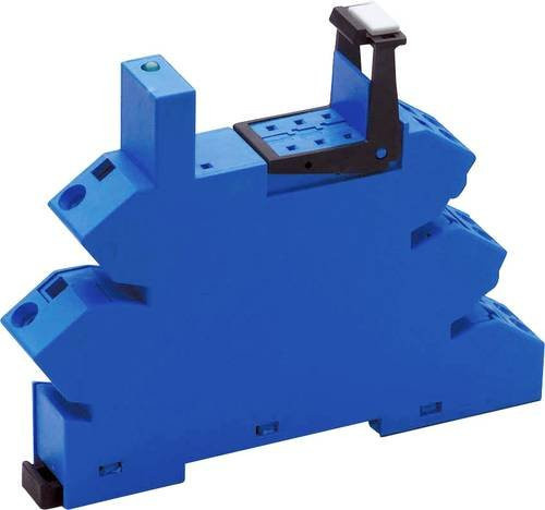 Finder 93.52.0.125 Relaissockel, Blau, L x B x H: 7,71 x 1,4 x 9,3 cm - Bild 1