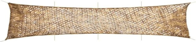 vidaXL Tarnnetz mit Aufbewahrungstasche aus Polyester in Sandfarbe, B: 844 cm, H: 142 cm - Bild 1