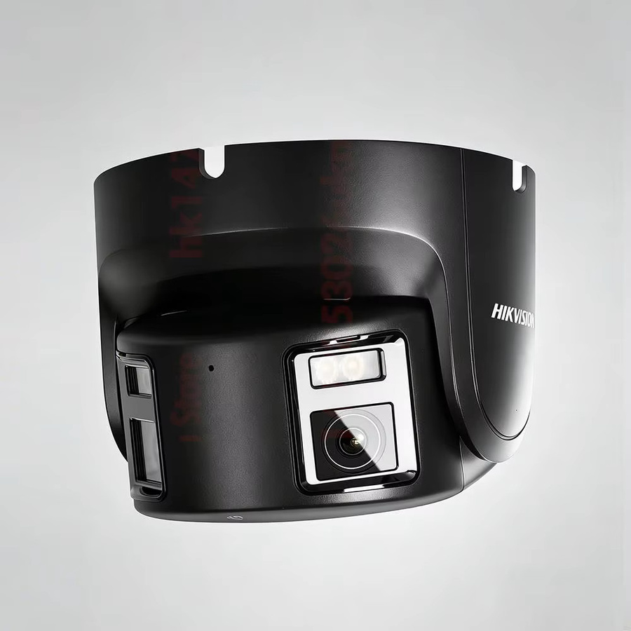 Hikvision DS-2CD2387G2P-LSU/SL Acusense 180° Panorama ColorVu Turret IP-Kamera mit Doppellinse, 2-Wege-Audio und Stroboskop-Alarm, Weiß - Bild 2
