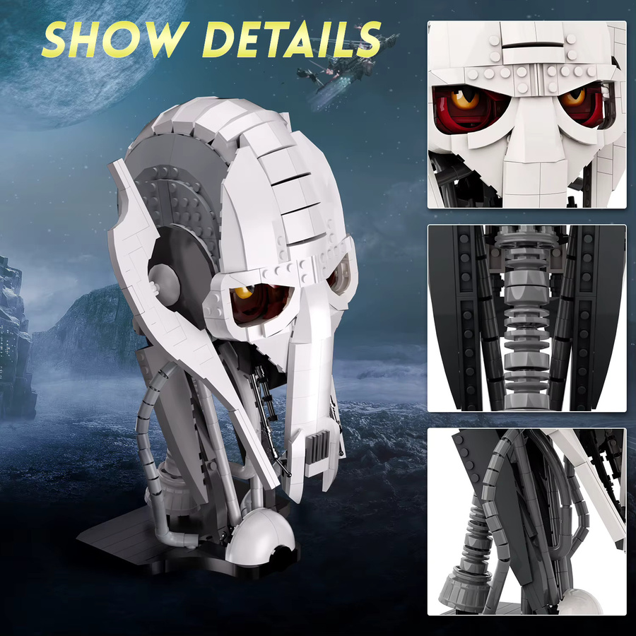 GOBRICKS Star Wars General Grievous Helm, Bausteine, ab 8 Jahren - Bild 2