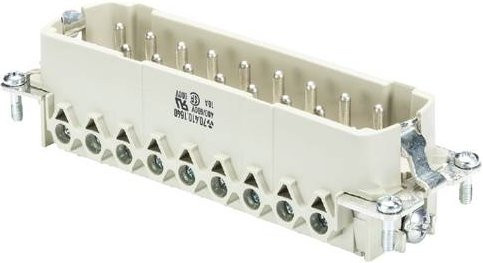 Wieland Electric Steckereinsatz 70.410.1640.0 mit 16 Polen in Weiß, 10 Stück - Bild 1