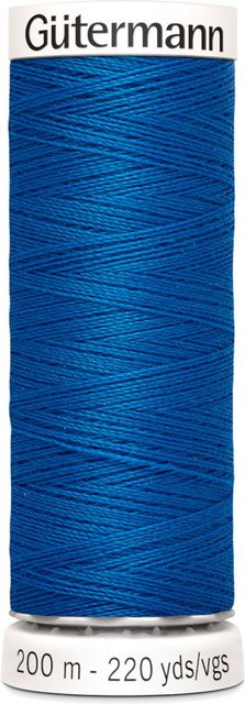 Gütermann Allesnäher Nähgarn Blau 200 m - Bild 1