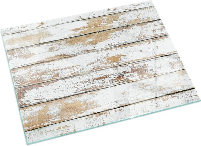 Tulup Glasplatte für Kaminöfen in Weiß, B/T: 120 x 80 cm - Bild 1
