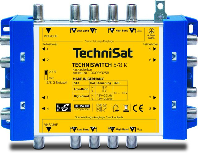 Technisat TechniSwitch 5/8 K Kaskade in Multicolour - Bild 1