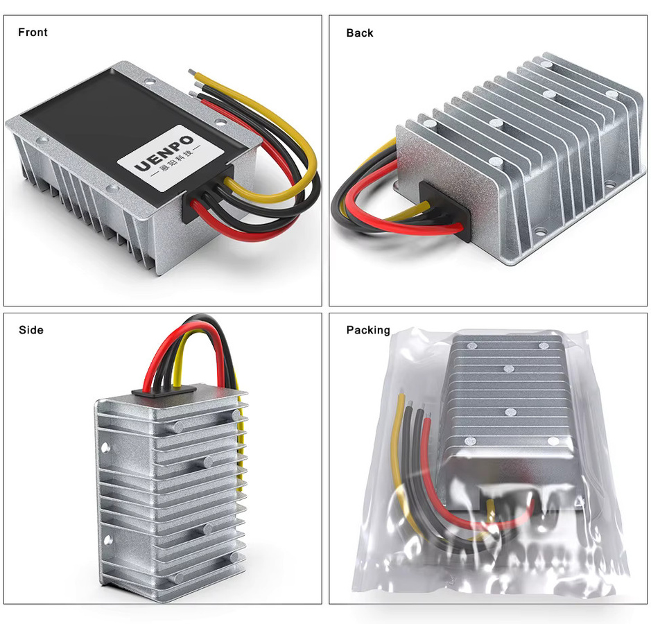 UENPO DC-DC Stromwandler Booster Modul 12V zu 24V/28V/15V/19V in Silber - Bild 3