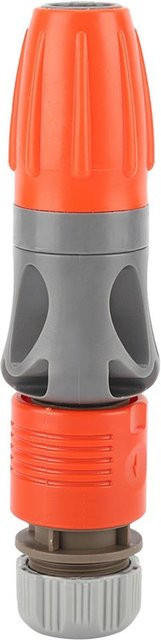 CosyHome Gartenwasserschlauch Wasserhahnanschluss und Wasserrohradapter aus Kunststoff in Grau und Orange - Bild 1