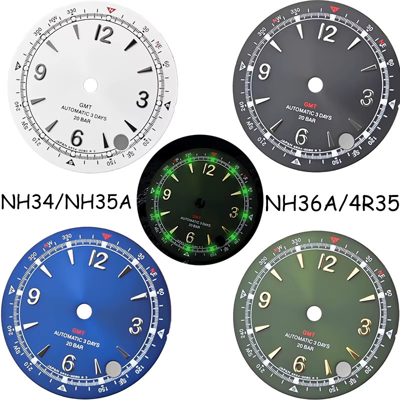 Seiko Armbanduhr Edelstahl, grünes Lume-Gehäuse, Automatik, Unisex - Bild 2