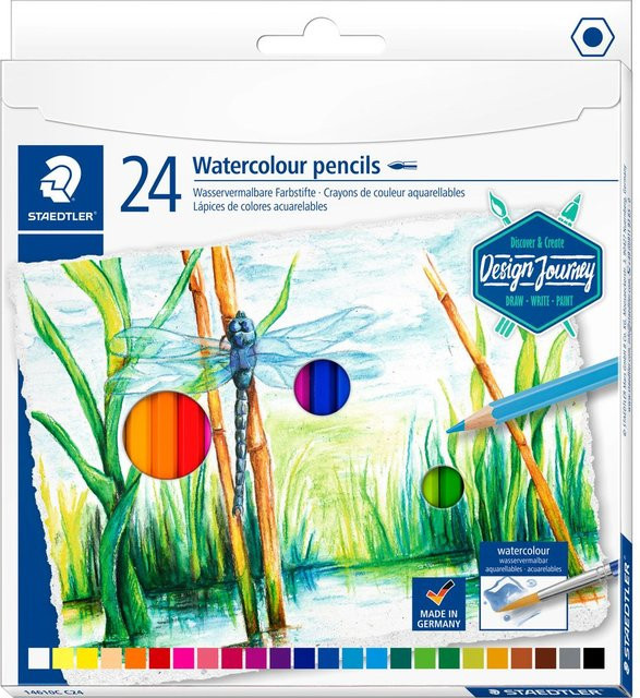 STAEDTLER Watercolour Buntstifte, 24-teiliges Set, Multicolor - Bild 1