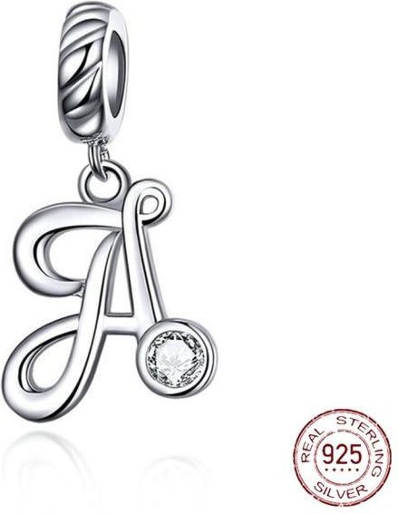 Allbestart Armband Charm, 925 Silber, Buchstabe AZ, Zirkonia, Damen - Bild 1