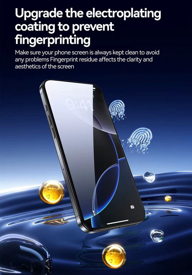 Gorilla Displayschutz aus gehärtetem Glas für iPhone 17 Pro, iPhone 16 Pro und iPhone 15 Pro, transparent, staubfreie Vollbild-Applikation mit Shatter-Schutz - Bild 4