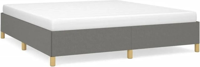 vidaXL Bettgestell modern in Grau mit Stoffbezug B/T/H: 180 x 203 x 35 cm - Bild 1