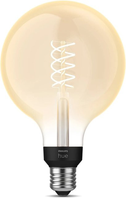 Philips Hue Filamentlampe White Globe XL E27 LED dimmbar Retro-Look Warmweiß - Bild 1