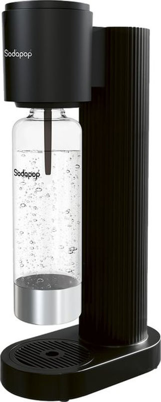 Sodapop Wassersprudler in Schwarz aus Edelstahl und Kunststoff - Bild 2