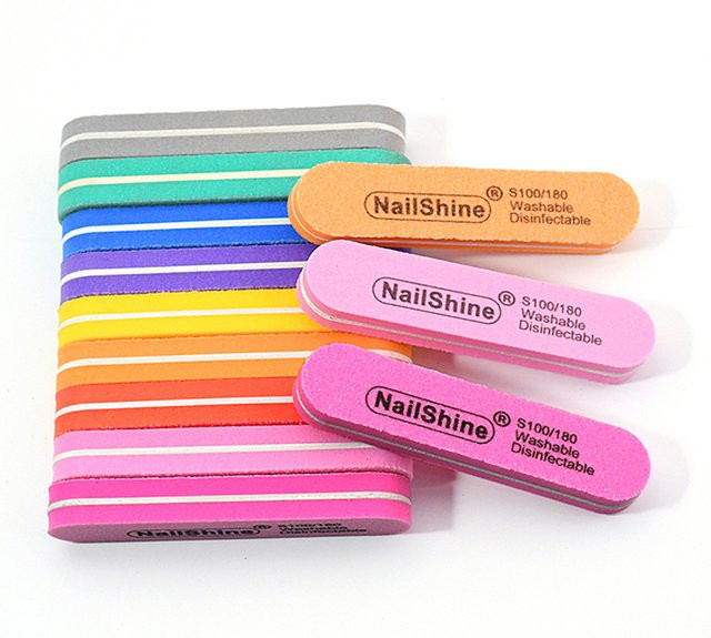 JEARLYU Mini-Schwamm-Nagelfeile, 100/180 Körnung, 10/20 Stück, Unisex - Bild 1