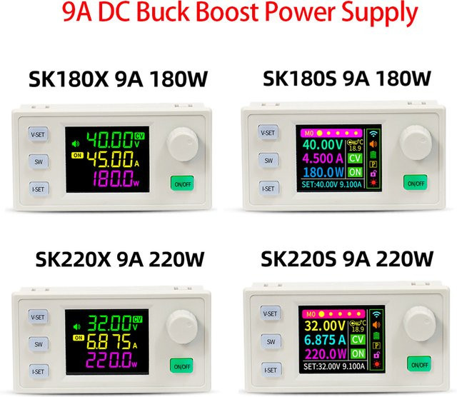 DIY NOW DC-Abwärtswandler SK180S Labornetzteil mit 180W 220W, Konstantspannung und Konstantstrom, 9A MPPT-Lademodul - Bild 1