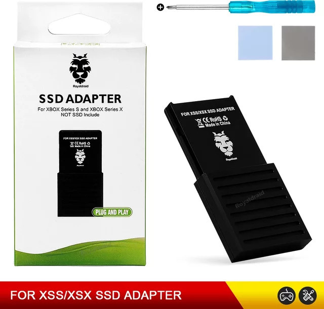 HeroAngel Matrix SSD Adapter für Xbox Serie X/S, M.2 NVMe 2230 PCIe 4.0 Konvertierungsbox, Schwarz - Bild 1