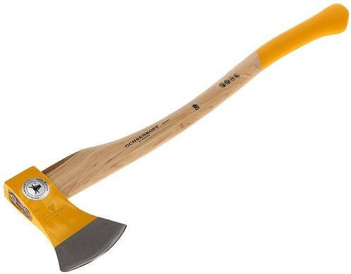 Ochsenkopf Iltis-Axt OX 10 H-1207 mit Hickoryholz-Griff in Gelb, Kopfgewicht 1100g, Gesamtgewicht 2.1kg - Bild 1