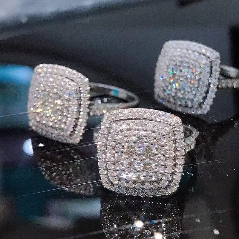 Huitan Ring, Silber, Zirkonia, Kristall, Damen - Bild 5