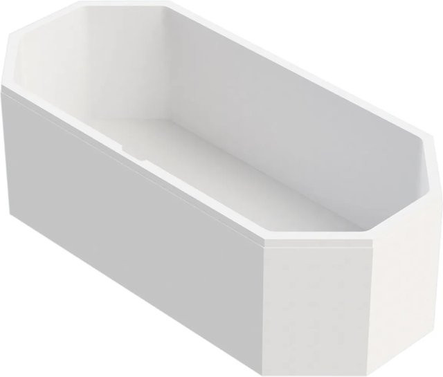 Ottofond Wannenträger Sicilia in Weiß, B/H/T: 82 x 60 x 177 cm - Bild 1